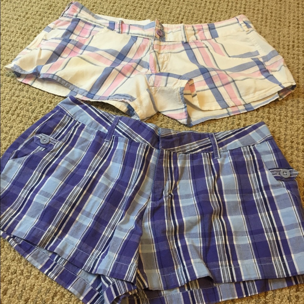 Plaid shorts